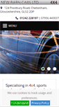 Mobile Screenshot of newbarncarsprestbury.co.uk